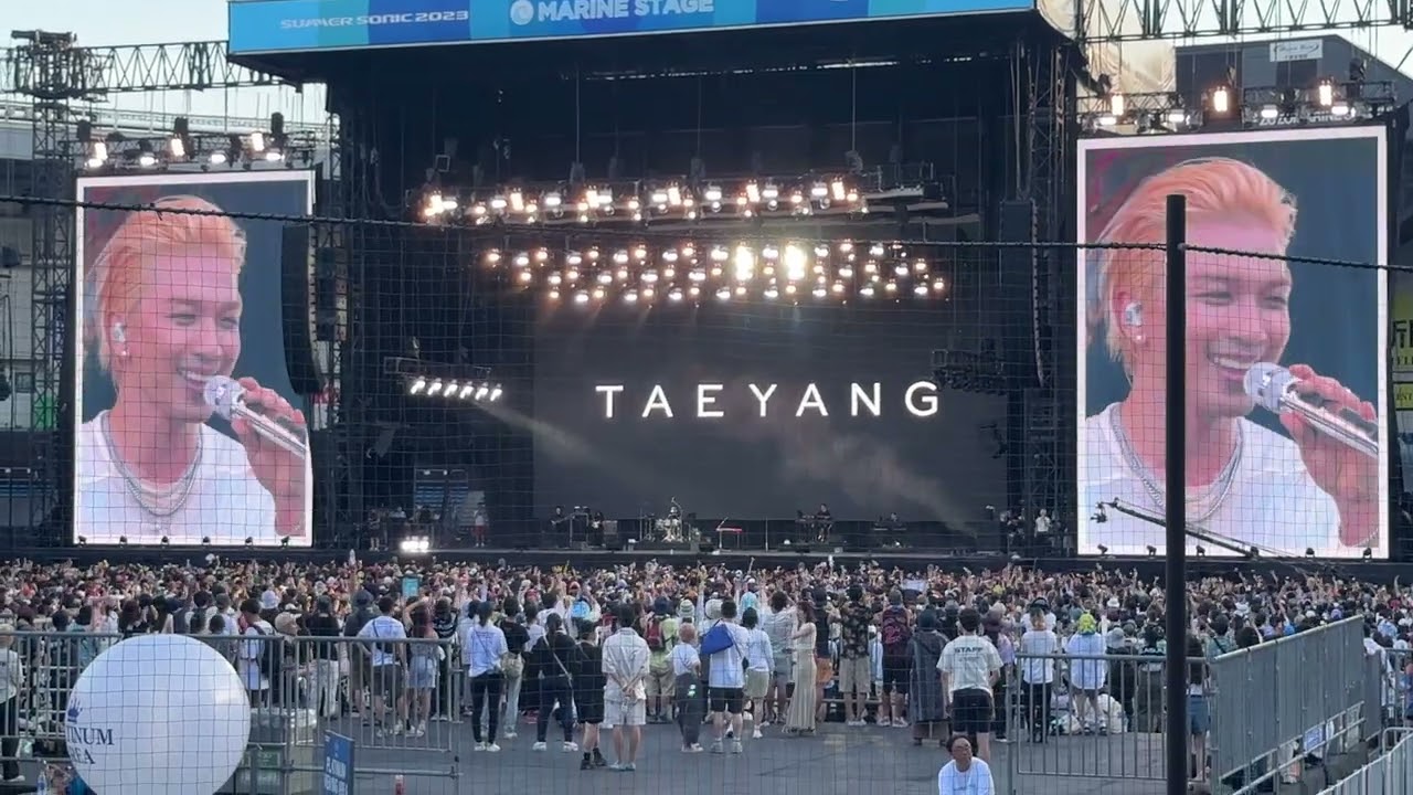 TAEYANG (SOL) - 눈,코,입 (Live at @summersonic 2023)