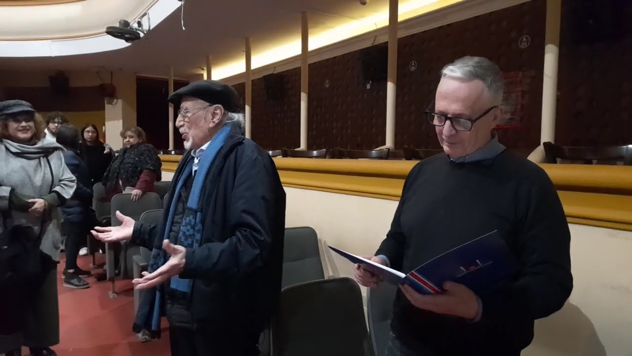 Alfonso Nassif y Diego D'Angelo en la Gala del film Poes&iacute;a Abierta - La Banda 23/06/2025