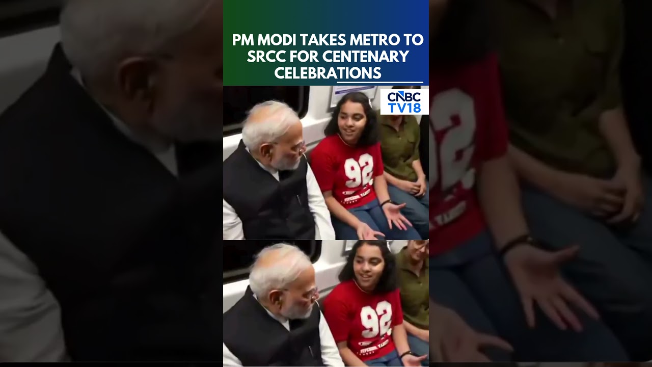 WATCH: PM Modi Travels By Delhi Metro On Way To SRCC Centenary Celebrations | N18S