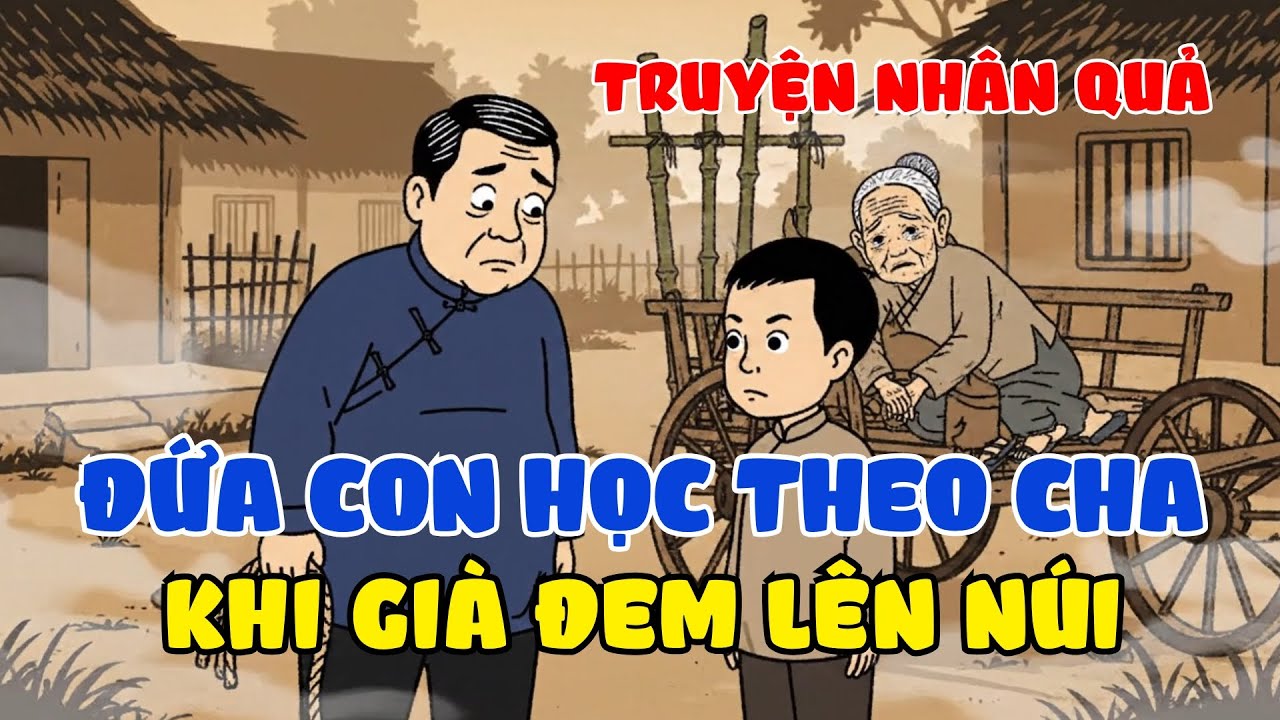 TRUYỆN NHÂN QUẢ: Đứa Con Học Theo Cha Mình – Ngày Già Bị Chính Con Đem Lên Núi | CHUYỆN CÓ THẬT 100&