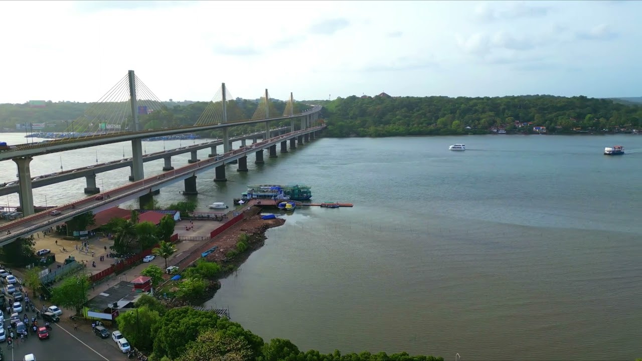 Panjim Goa with drone footage