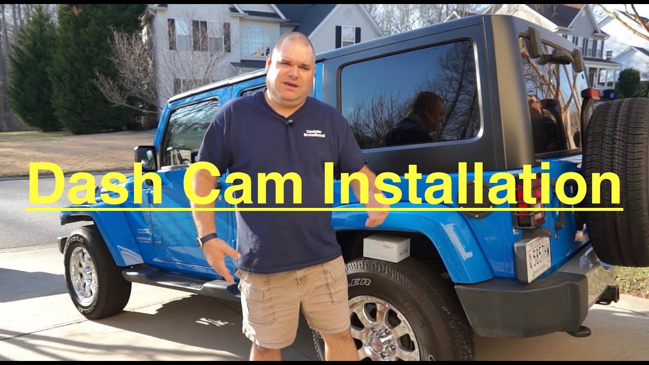 SeresRoad G1WH Dash Cam Jeep Wrangler Installation