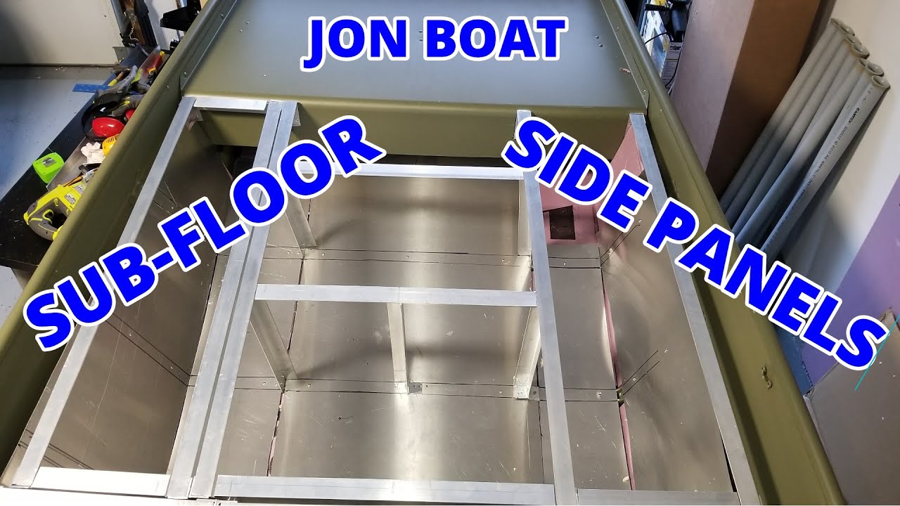 Jon Boat SUB-FLOOR & SIDE PANEL MODS {Jon Boat to Bass Boat Conversion} Lowe 1448 Jon Boat
