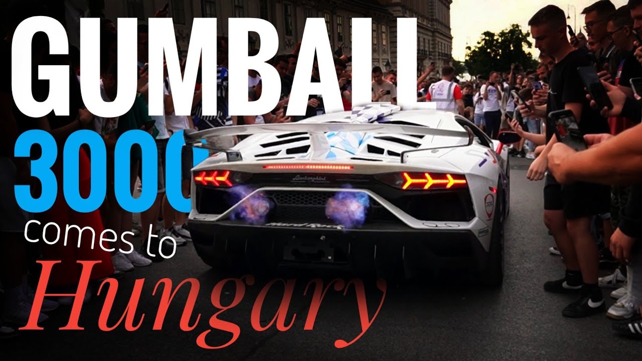 Gumball 3000 MADNESS Comes to Hungary! (Gintani SVJ, Huracan STO, Chiron, 812 GTS, etc...)