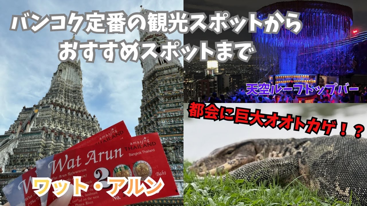 【女子旅inバンコク】vol.4〜都会の公園に巨大トカゲ…夜は天空バー。🌃バンコクの魅力がぎゅっと詰まった2日間🇹🇭