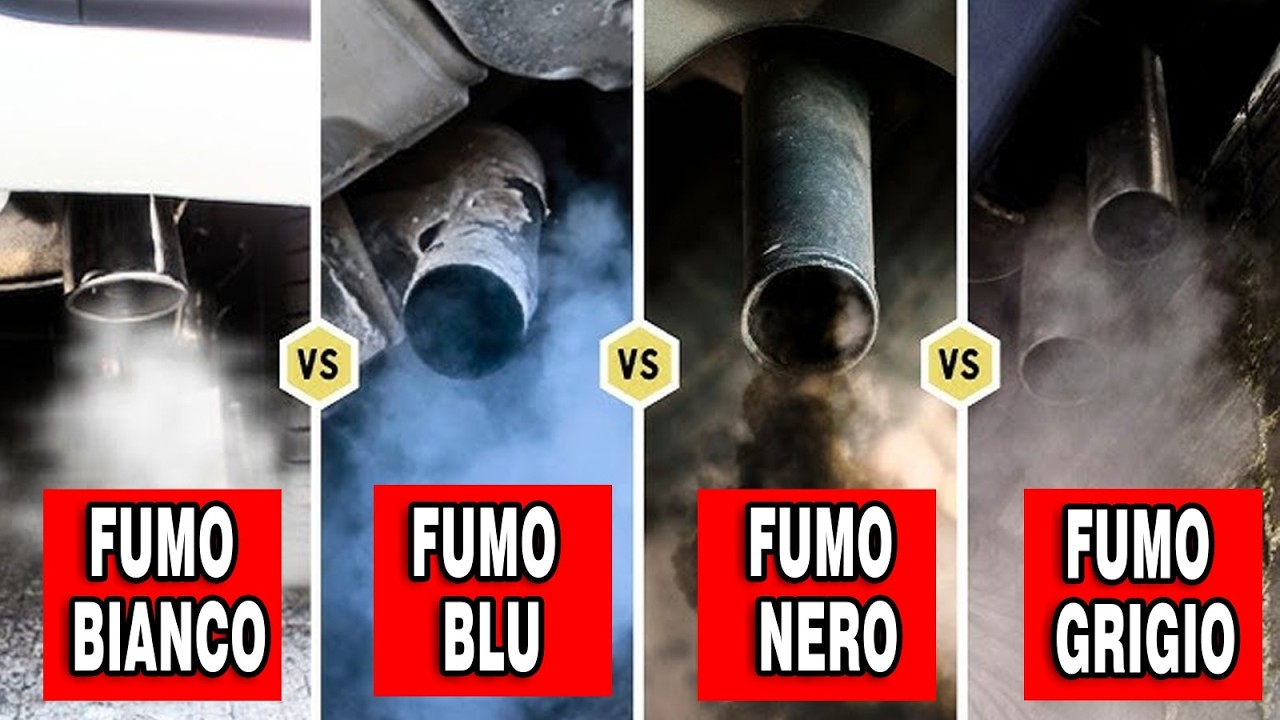 ⚠️Segnali Di Allarme Del Fumo Di Scarico: I Danni Nascosti Al Motore Dietro Ogni Colore🚗💨