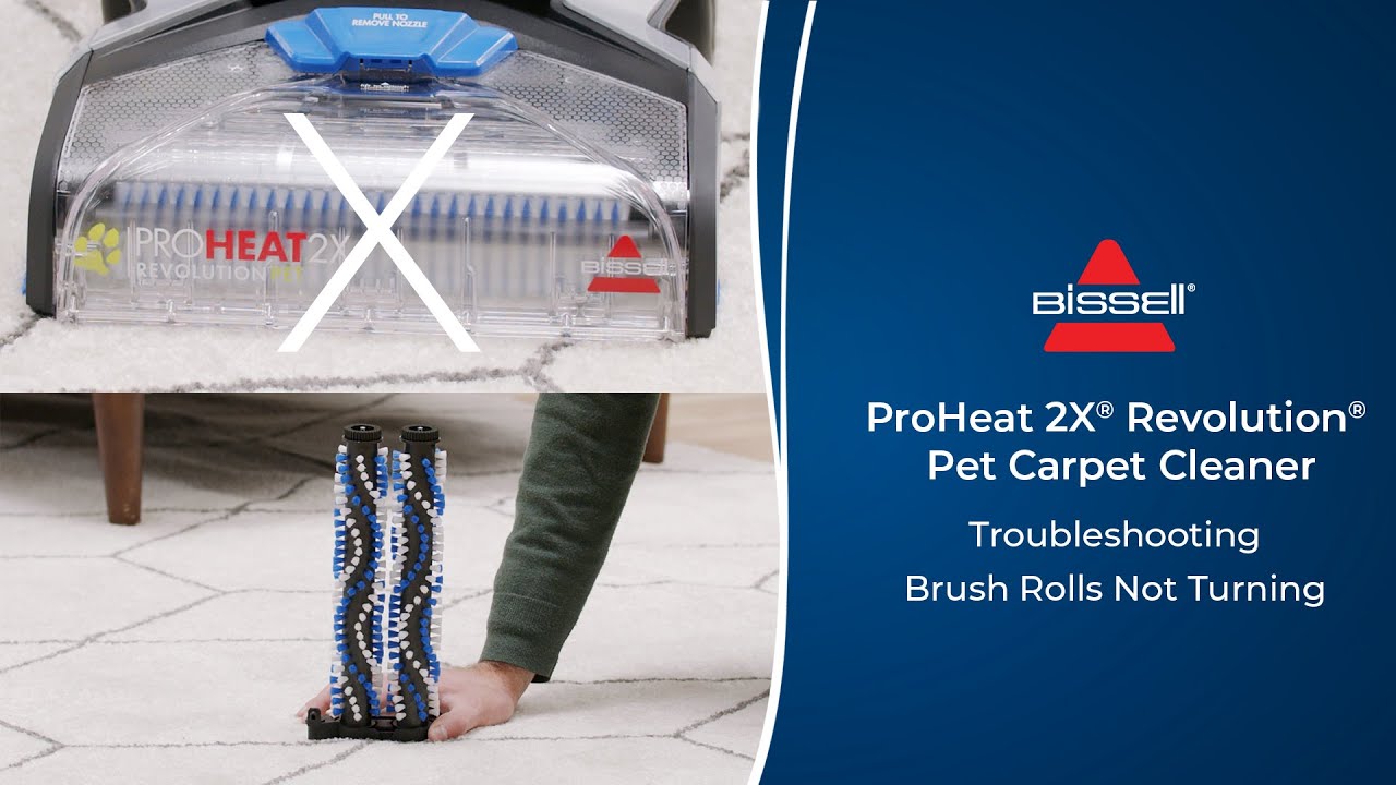 Troubleshooting Brush Rolls Not Turning | ProHeat 2X® Revolution® Pet Carpet Cleaner
