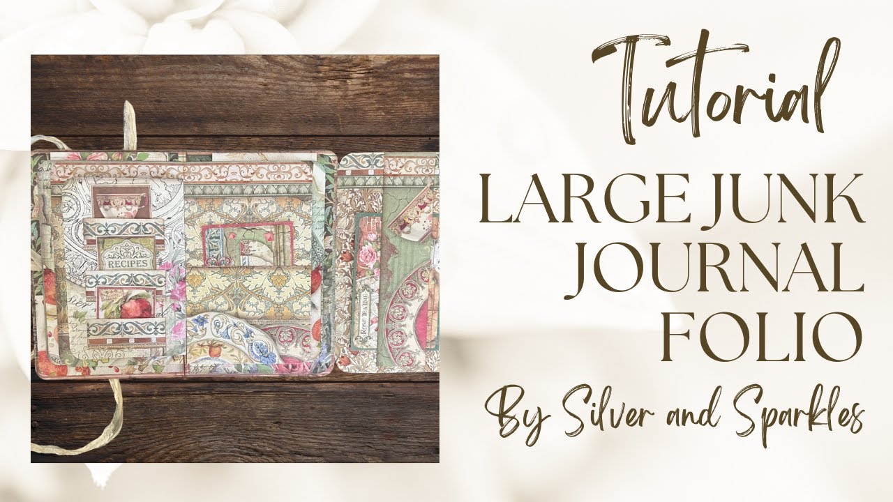 Junk Journal Folio Tutorial - Loads of Pockets and Page Options! #junkjournaling