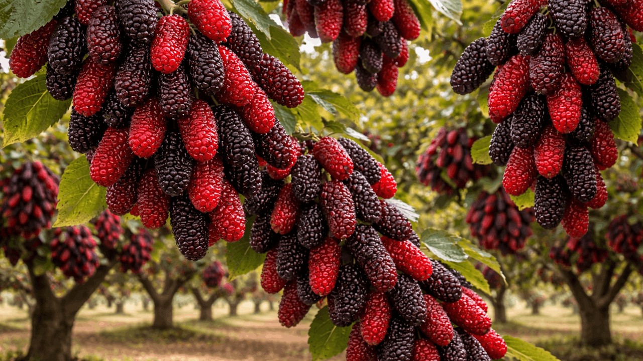 CÓMO SE CULTIVAN LAS MORAS GIGANTES | Dentro de un enorme huerto de moras