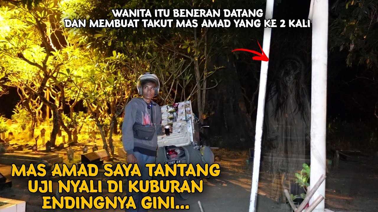 PART 2 PARAH ! MAS AMAD PENJUAL KOPI KELILING MELAYANI PEMBELI WANITA CANTIK DI TENGAH KUBURAN