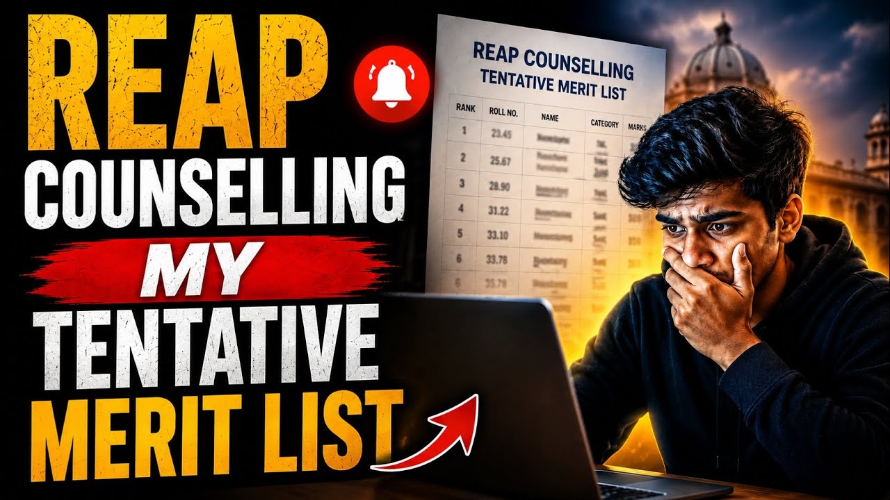 REAP counselling 2026 My tentative Meri list || REAP 2026 tentative merit list 