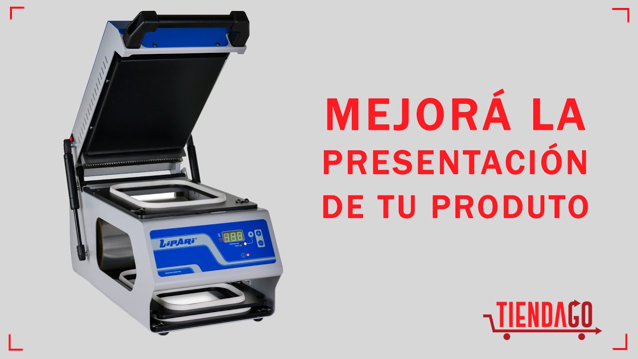 ¿CÓMO ENVASAR COMIDA EN BANDEJAS? 👉 SELLADORA DE BANDEJAS Lipari SB 100