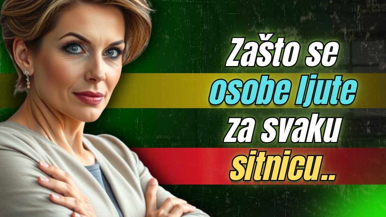 Psihologija osobe koje se ljute za svaku sitnicu!