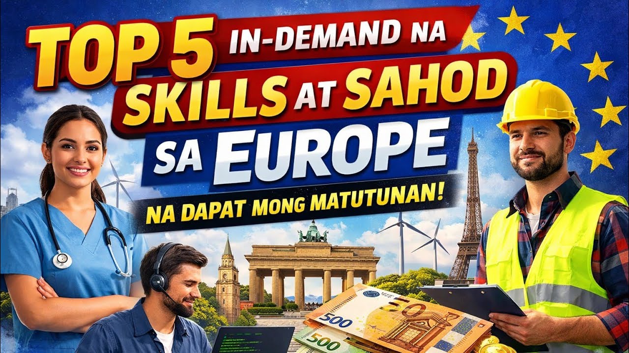 Top 5 In-Demand na Skills at Sahod sa Europe na Dapat Mong Matutunan