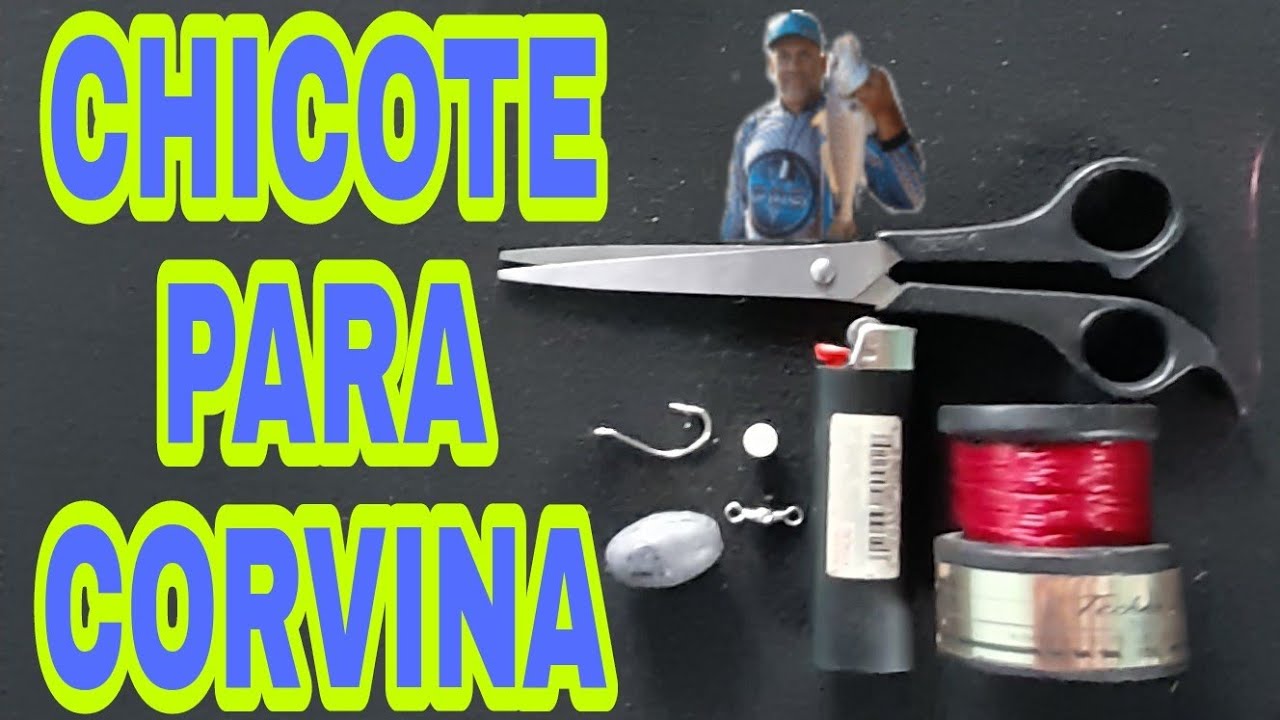 CHICOTE PARA CORVINA. Dicas. WHIP FOR CORVINA. Tips.