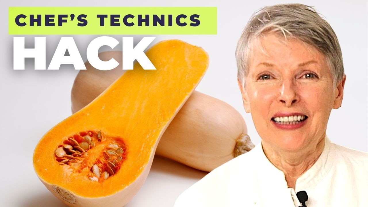 Never Struggle With Butternut Squash Again | Kitchen Hack!