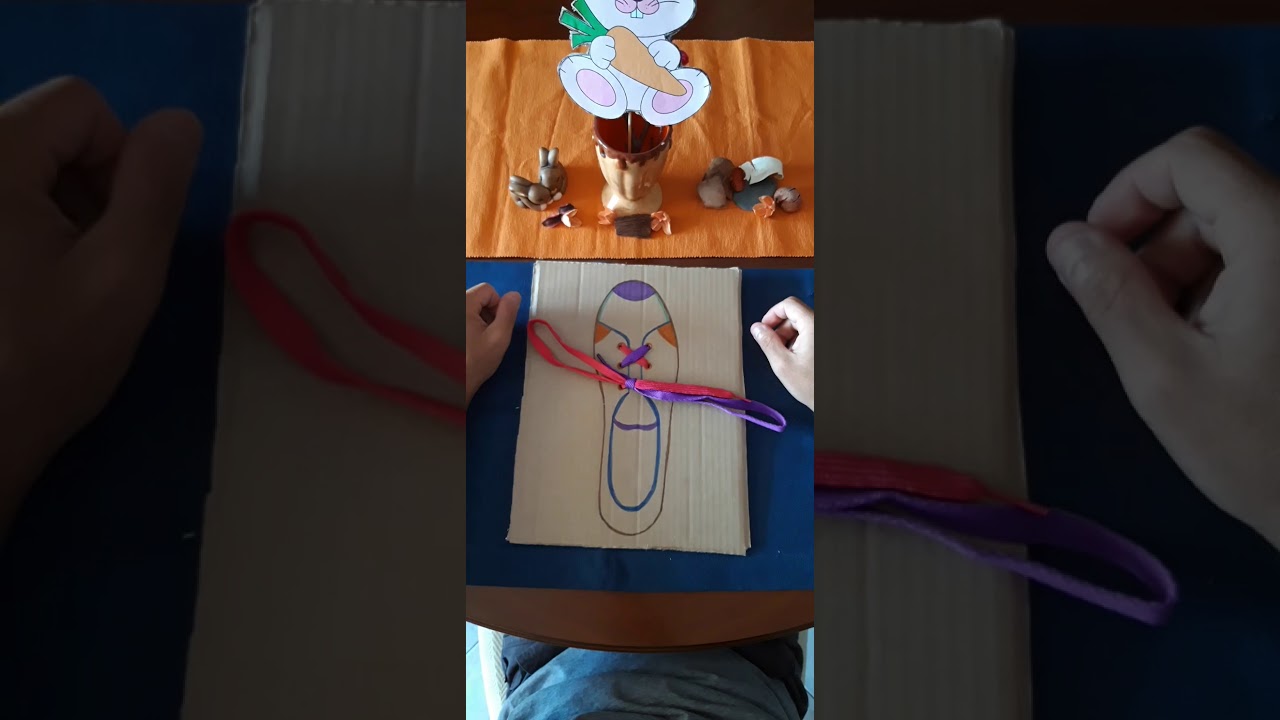 Tutorial per insegnare ai bambini ad allacciare le scarpe