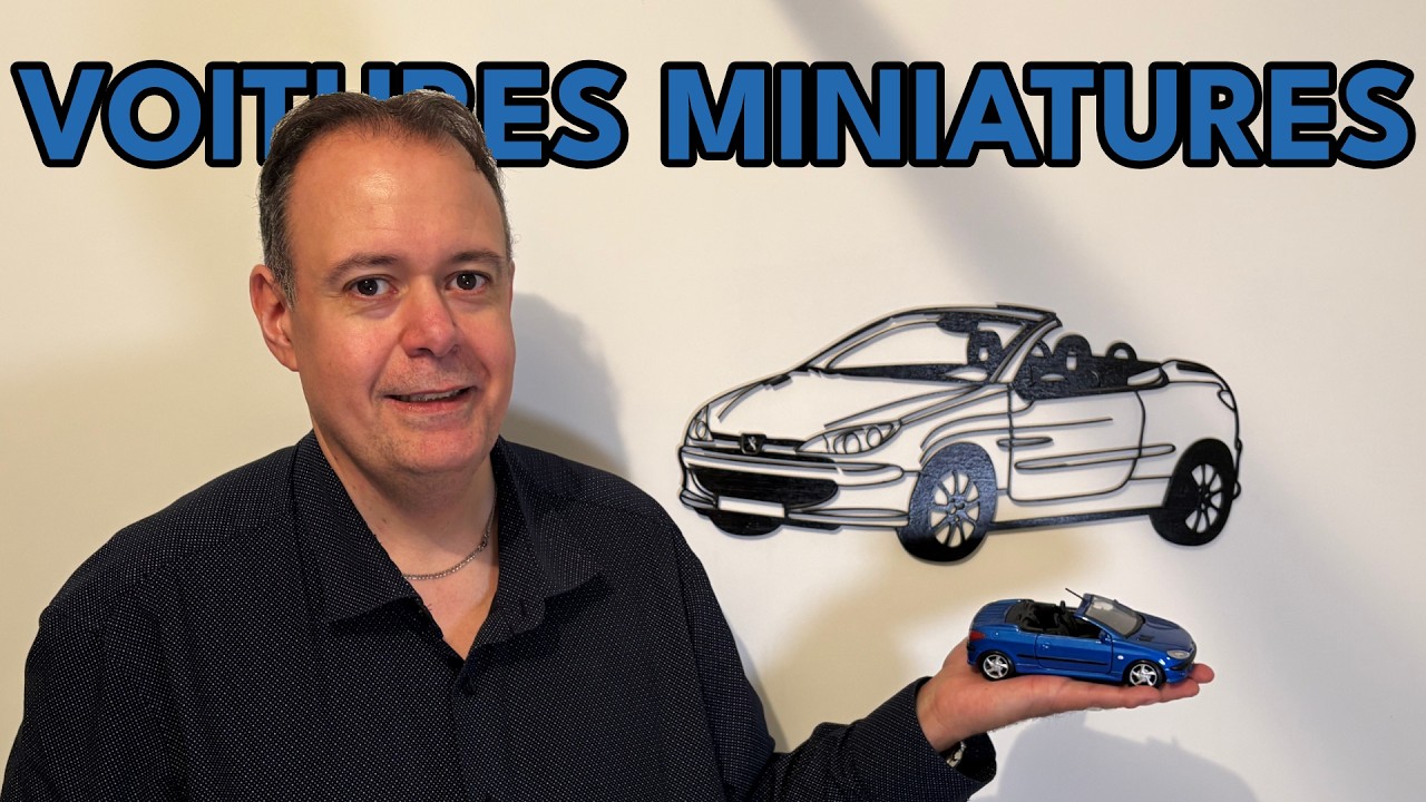 Il collectionne toutes les miniatures de la Peugeot 206 CC 😍