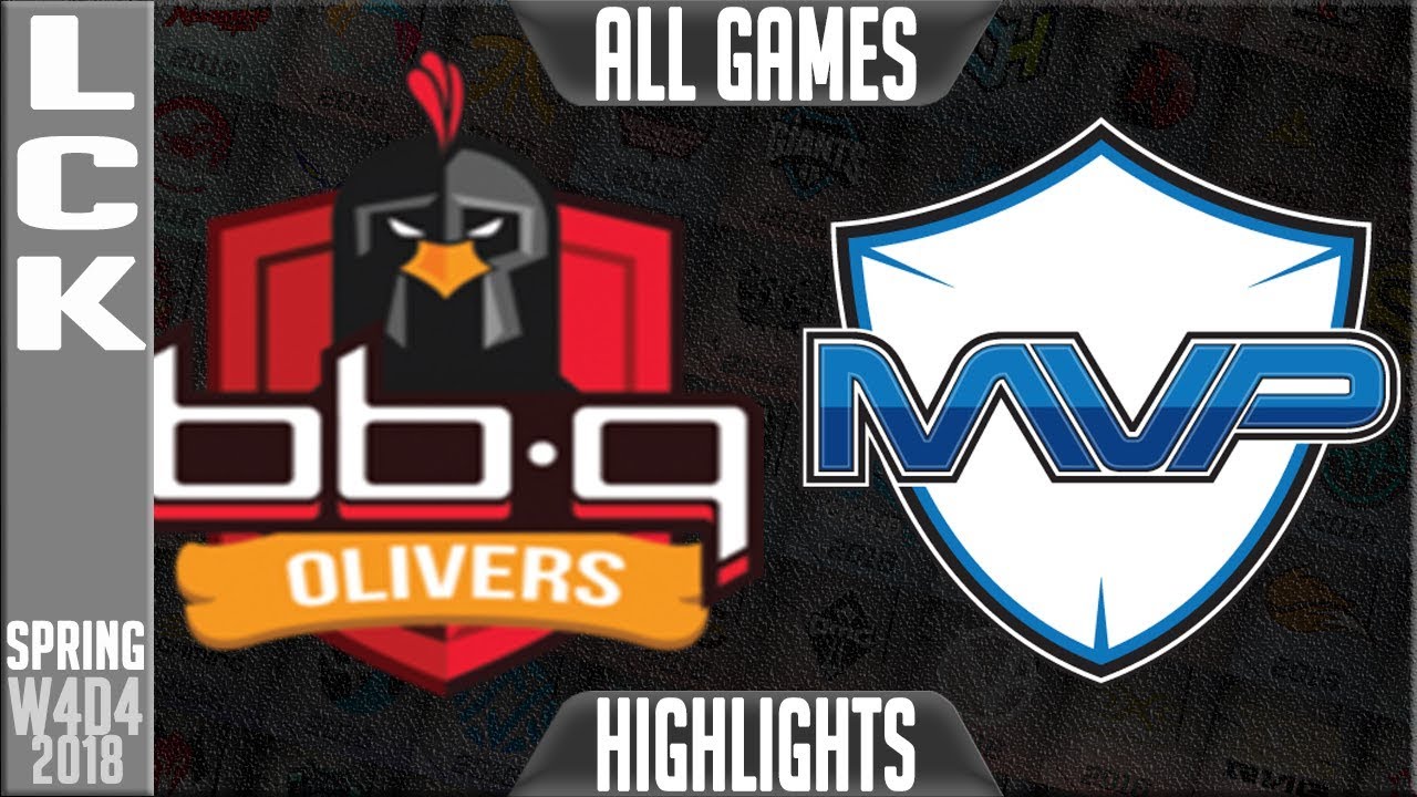 BBQ vs MVP Highlights ALL GAMES | LCK Week 4 Spring 2018 W4D4 | BBQ Olivers vs MVP