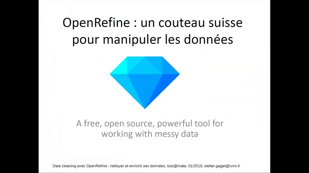 Tuto@Mate Stefan Gaget OpenRefine 20190128