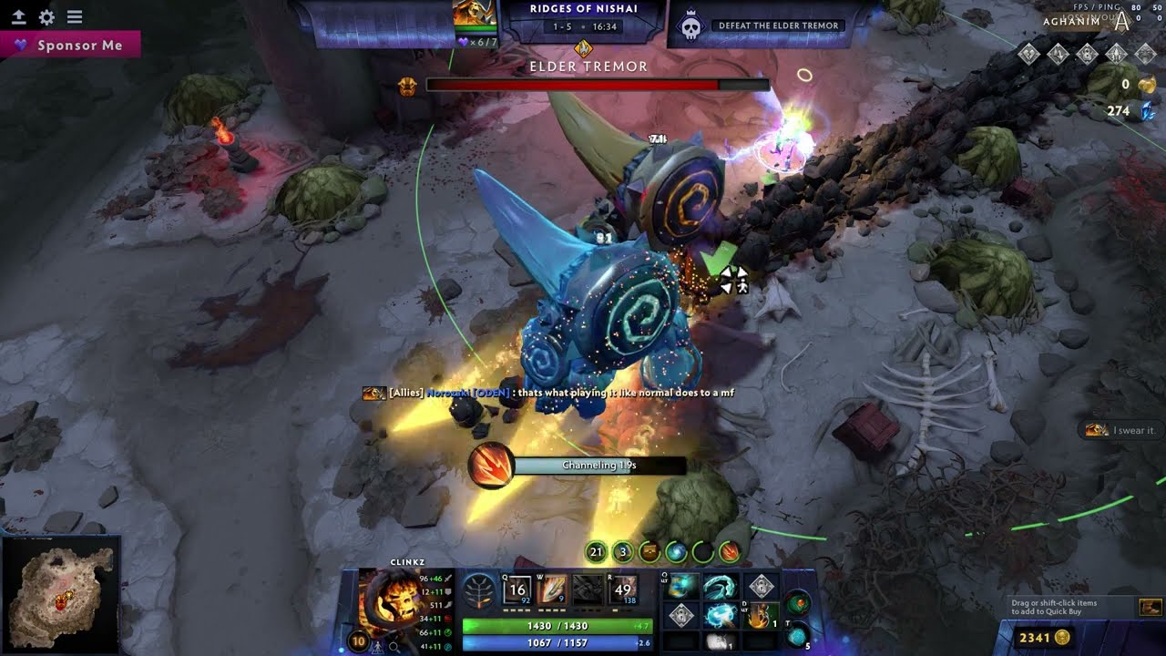 Aghanim's Labyrinth 2 Extended Solo Clinkz Aghanim Tier + Exon Mode Playthrough