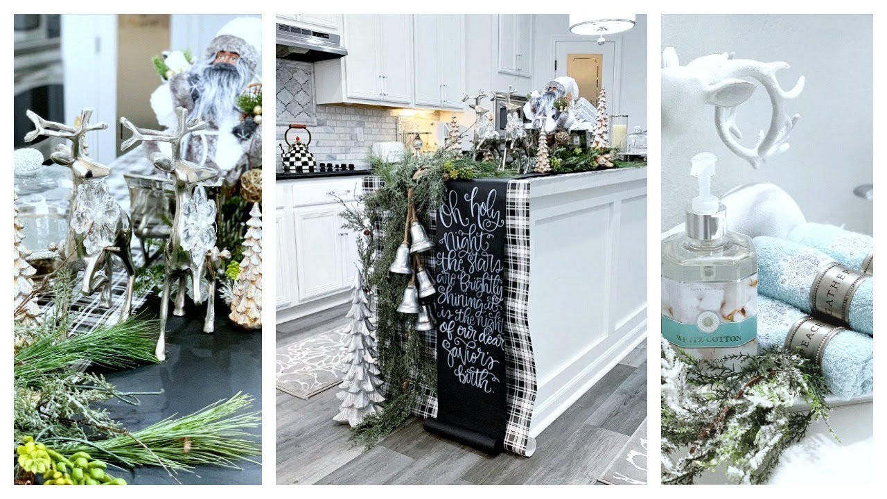 Christmas Home Tour Series: Kitchen, Bath Christmas Decor Ideas & EXCITING NEWS!
