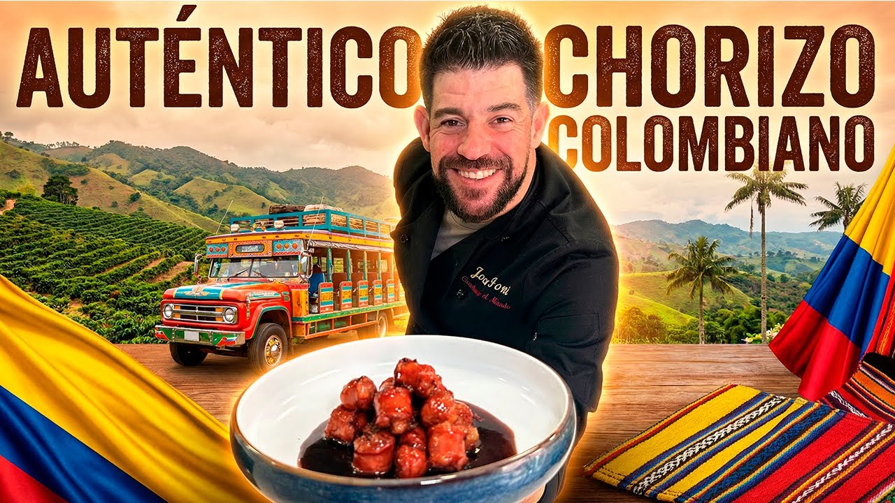 Así se hacen los AUTÉNTICOS CHORIZOS COLOMBIANOS CARAMELIZADOS‼️🇨🇴 