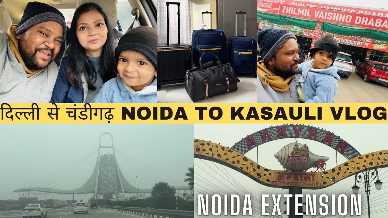 Delhi to Chandigarh | Noida to Kasauli | Ambala Zirakpur | Jhilmil Vaishnav Dhaba Dec25 #rojacouple 