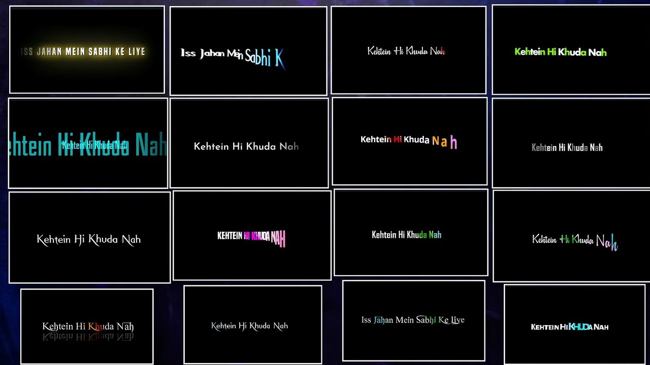 Text Animation Preset For Alight Motion | Alight Motion Text Animation Preset | text effect preset