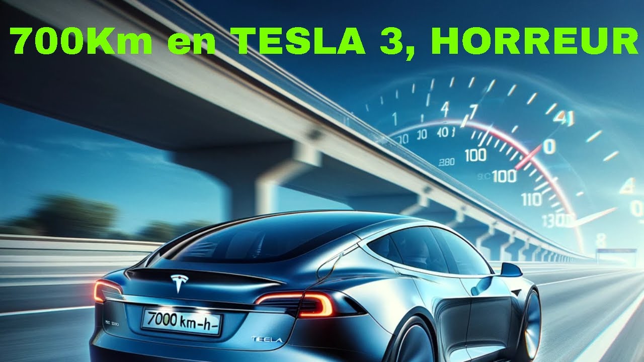 700 KM EN TESLA 3 - D'ALSACE à MARSEILLE- on en bave ?
