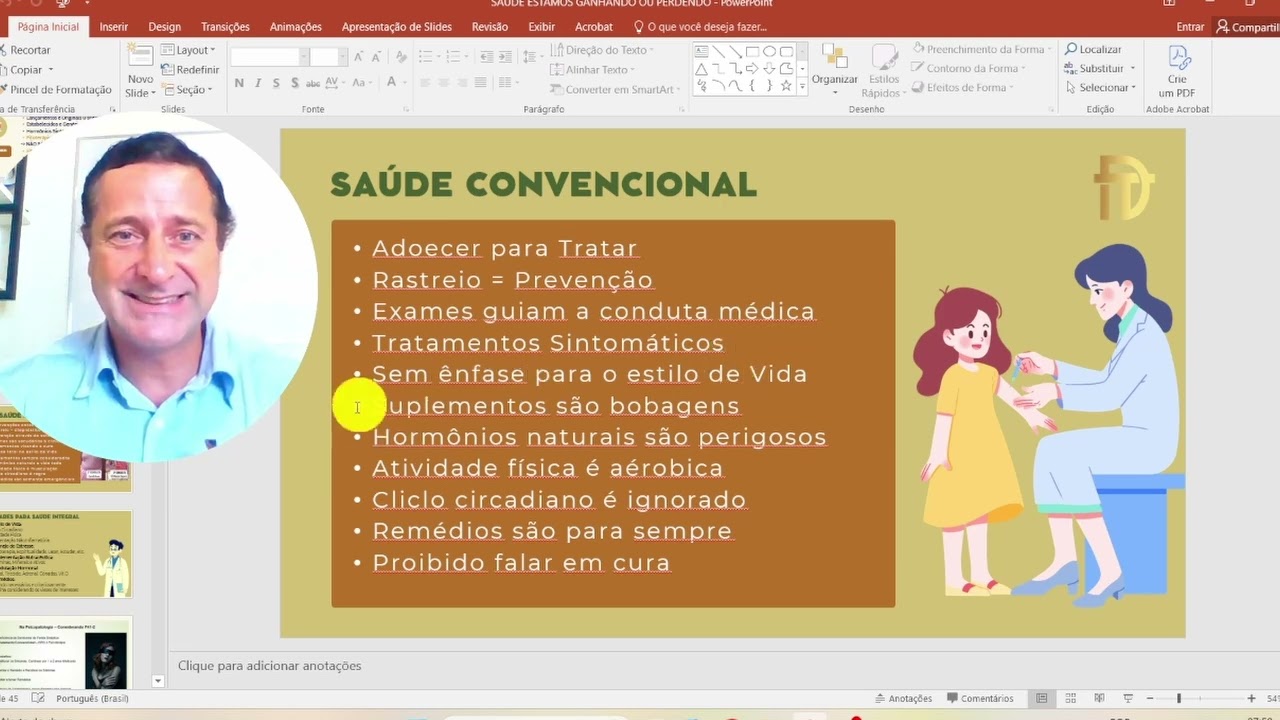 Cuidados Convencionais em Saúde vs Cuidados Integrais para uma Longevidade com Qualidade de Vida