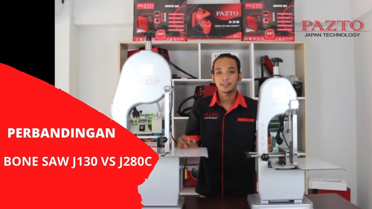 PAZTO BONE SAW / POTONG TULANG J130 VS J280 C ?? KITA LIHAT