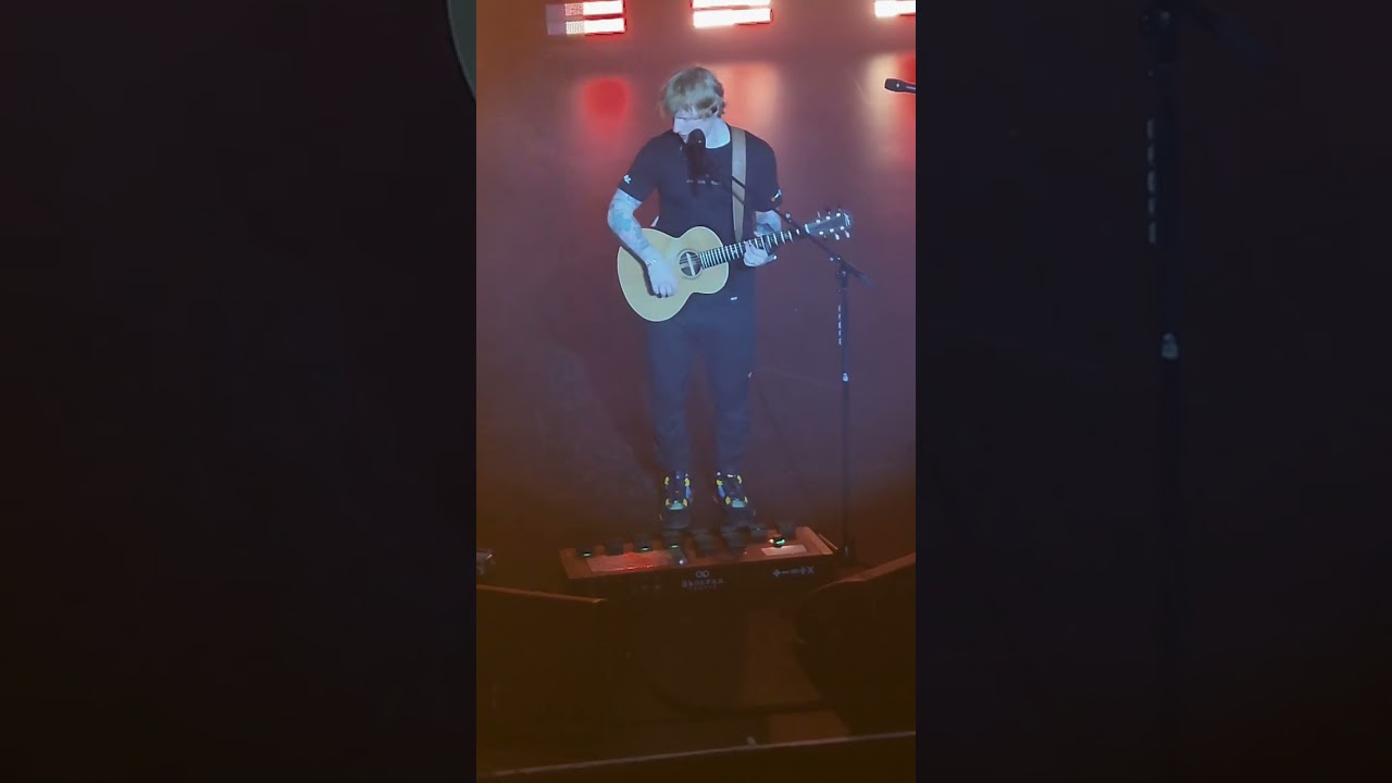 Ed Sheeran - I See Fire - ❤ for Wellington NZ - 25 Jan 2023 - Wellington Opera House warm up gig