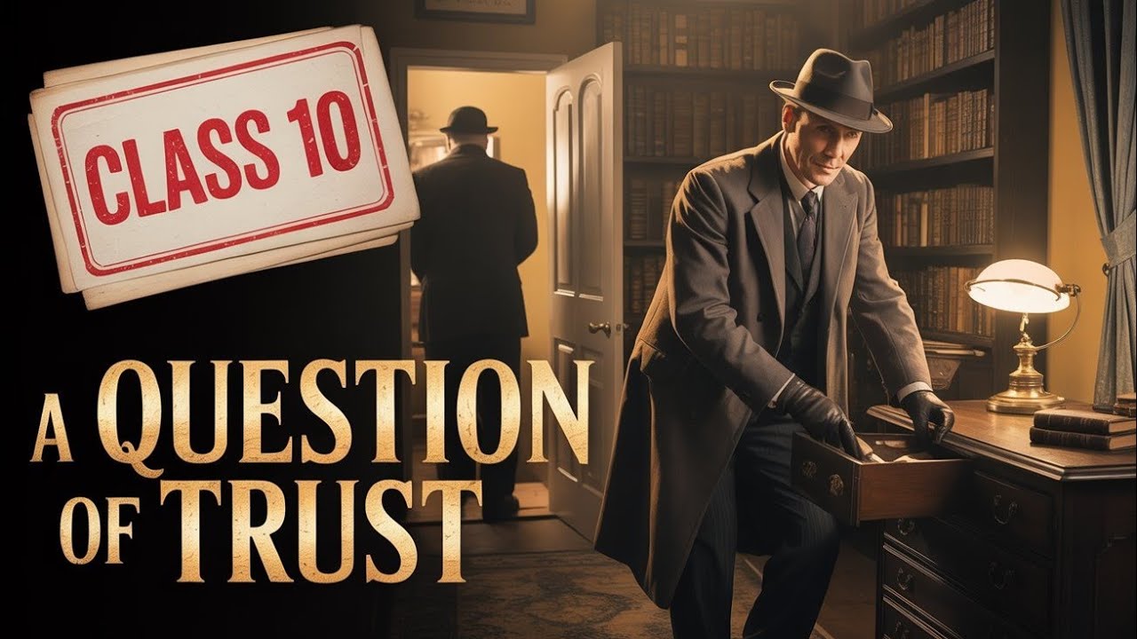 A Question of Trust | class 10 in hindi | Animated video |