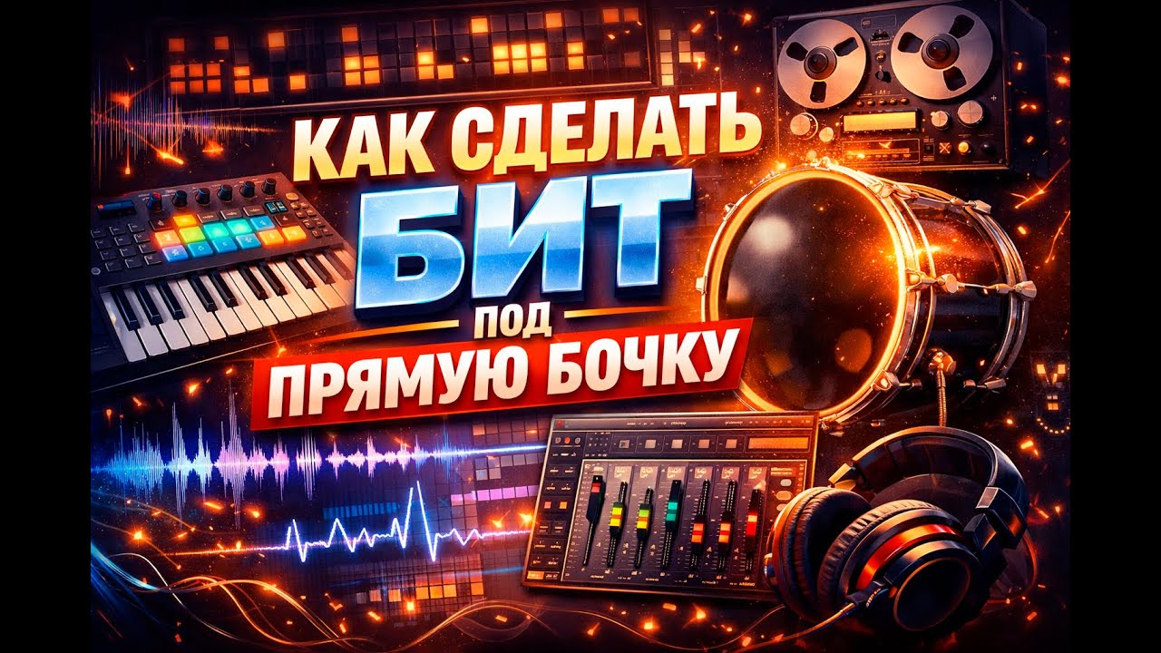 Как сделать танцпольный бит под прямую бочку легко!! (как у INSTASAMKA,Элджей,FEDUK,MATRANG)