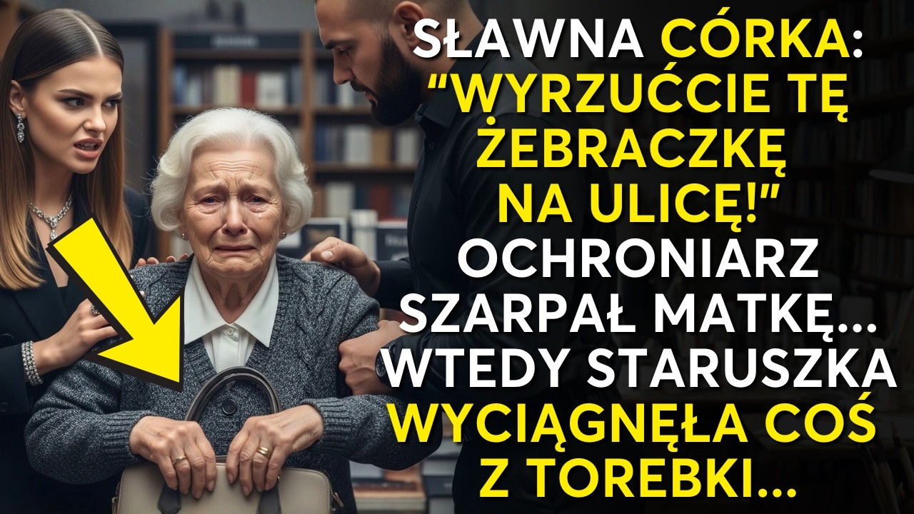 Kazała ochronie wyrzucić matkę jak śmiecia. Jeden przedmiot z torby zniszczył jej karierę...