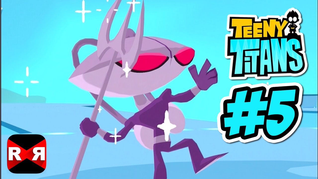 Teeny Titans — режим интенсивных испытаний (Black Manta) — прохождение iOS/Android, часть 5