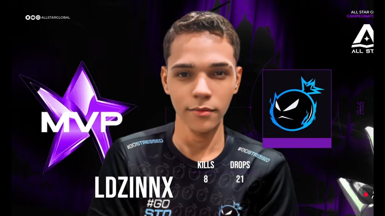 PARTIDA DO BOOYAH QUE COLOCOU A GENTE NA DISPUTA DO TITULO DA COPA ALL STAR!!