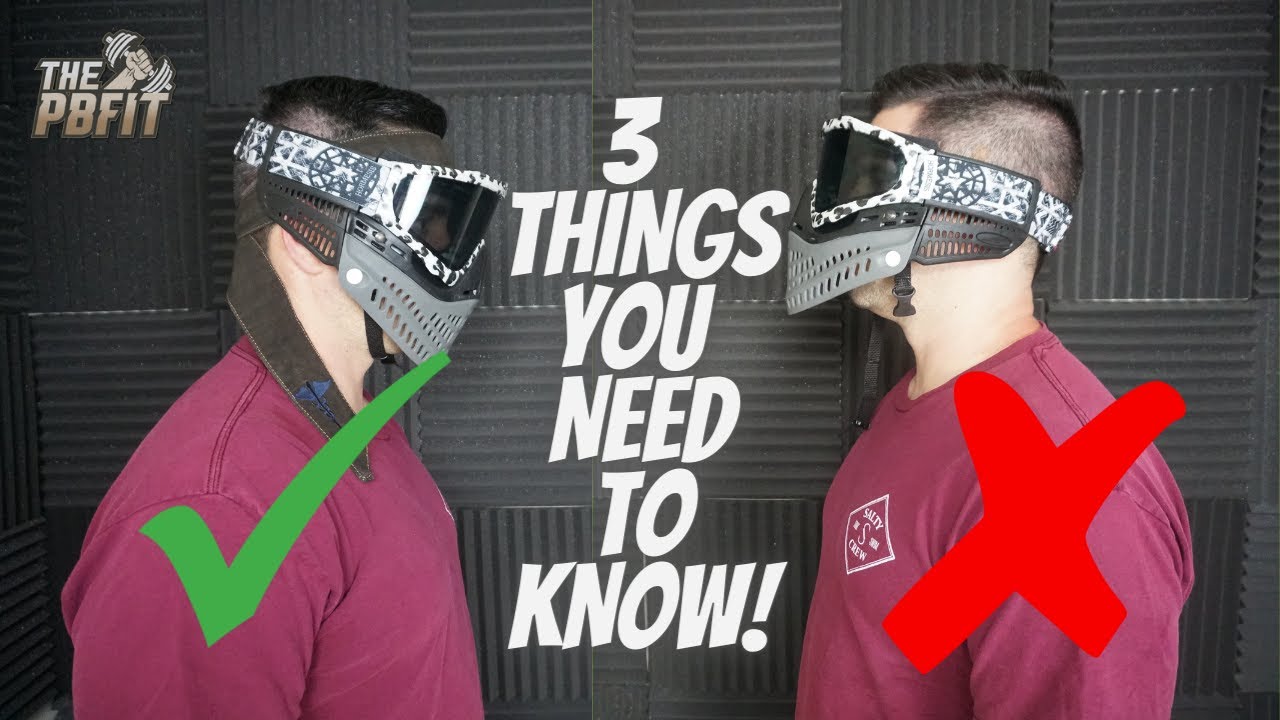 HOW TO WEAR A PAINTBALL MASK | DON'T LOOK LIKE A NERD