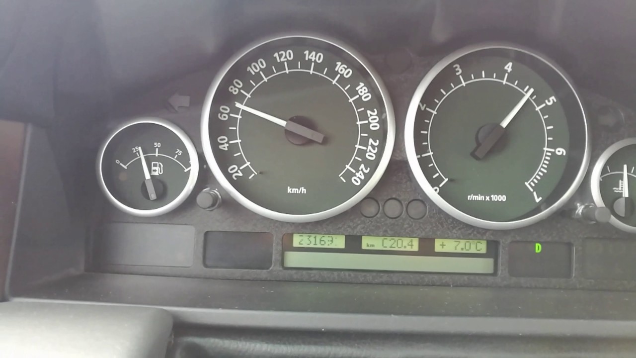 Range Rover 4.4 acceleration 0-150 km/h