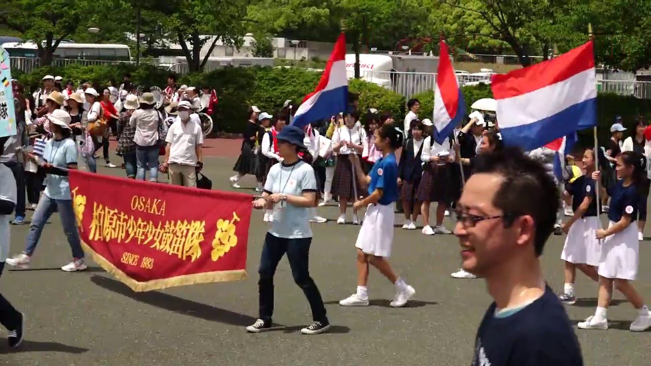 東西コース各団体パレード（1団体を除く）【ブラスエキスポ2016】