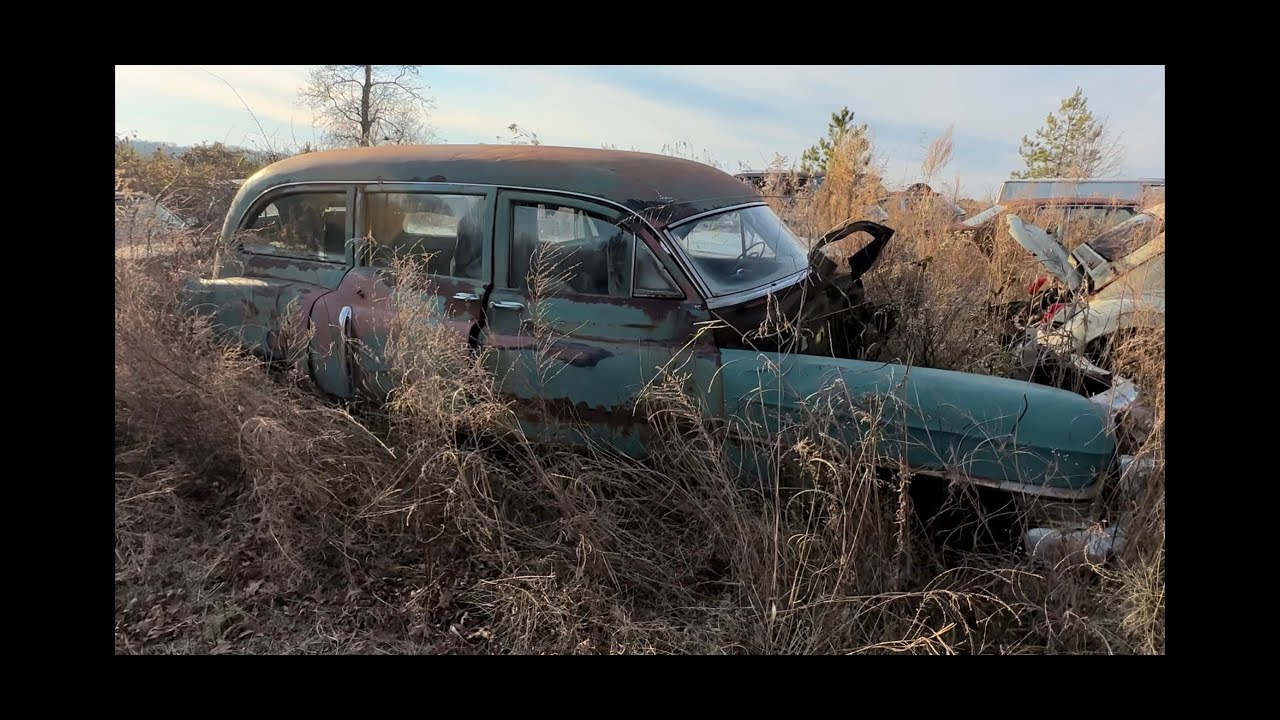 1950's Cadillac Hearse scrapped