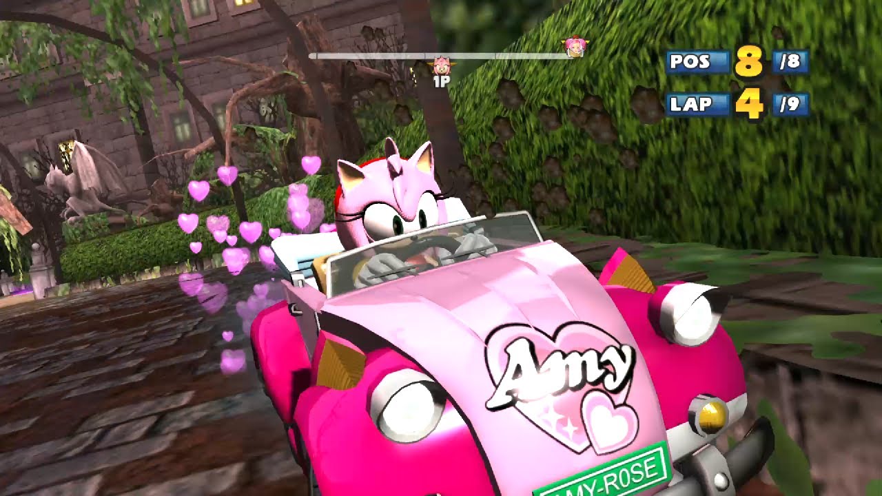 AMY Deadly Route 9 Laps Expert (Request) Sonic & Sega All-Stars Racing