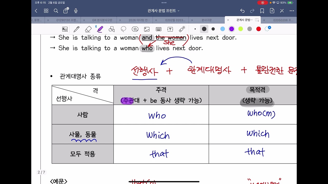 관계 대명사