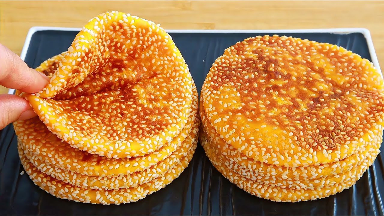 超好吃的紅薯小餅！一口氣吃了3個，軟糯香甜還流口水 #美食 #家常菜 #简单 #好吃 #制作