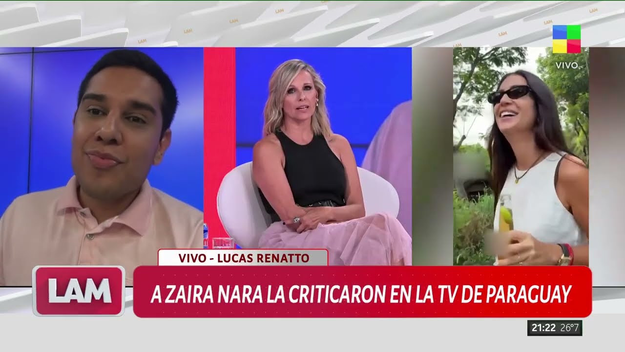 😱 CRITICARON A ZAIRA NARA EN LA TV DE PARAGUAY