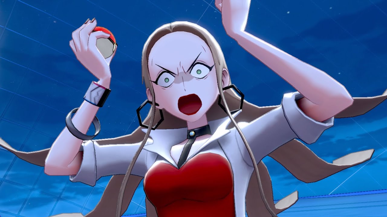 Pokemon Sword and Shield - Rose Tower + Oleana Battle
