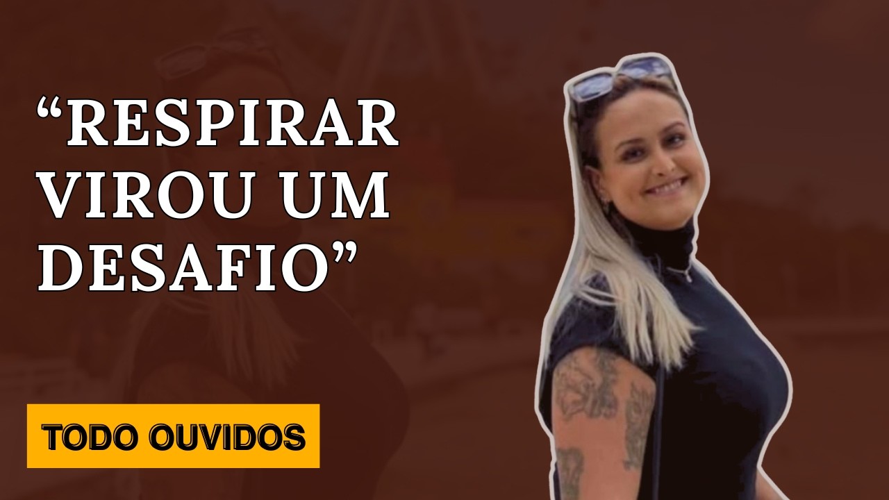 Ela tem apenas 31% do pulmão e espera por um transplante para continuar viva