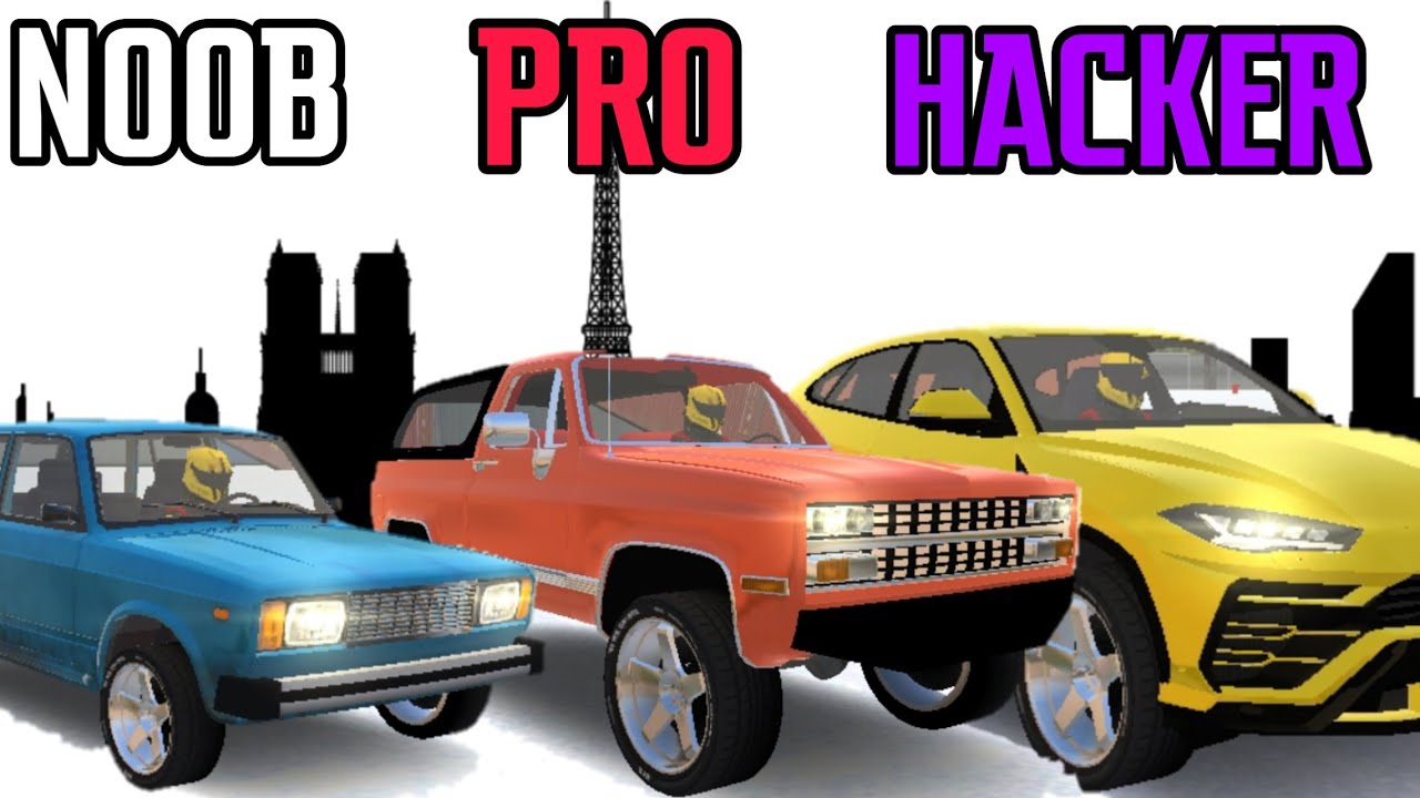 Real Car Crash - NOOB vs PRO vs HACKER