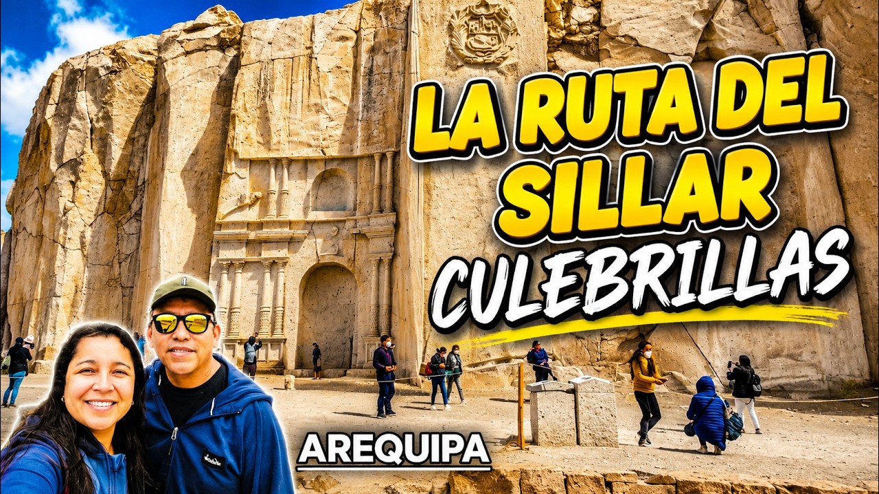 La maravilla del Sillar en Arequipa! No te Pierdas las Culebrillas, un Lugar Imperdible